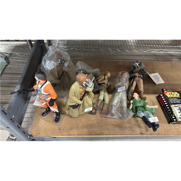(8) ASSORTED STAR WARS FIGURES