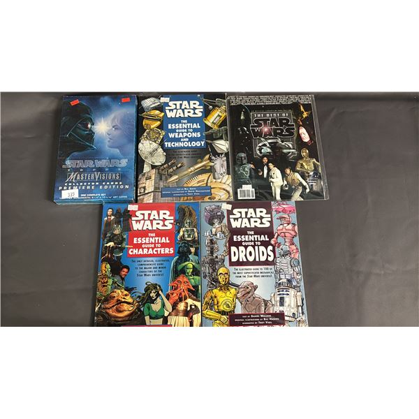 STAR WARS GUIDES & SEALED TOPPS "STAR WARS" MASTER VISION COLLECTOR CARDS