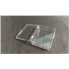 Image 3 : BOX OF 100 CLEAR PLASTIC COLLECTOR CARD CASES WITH HINGED LIDS