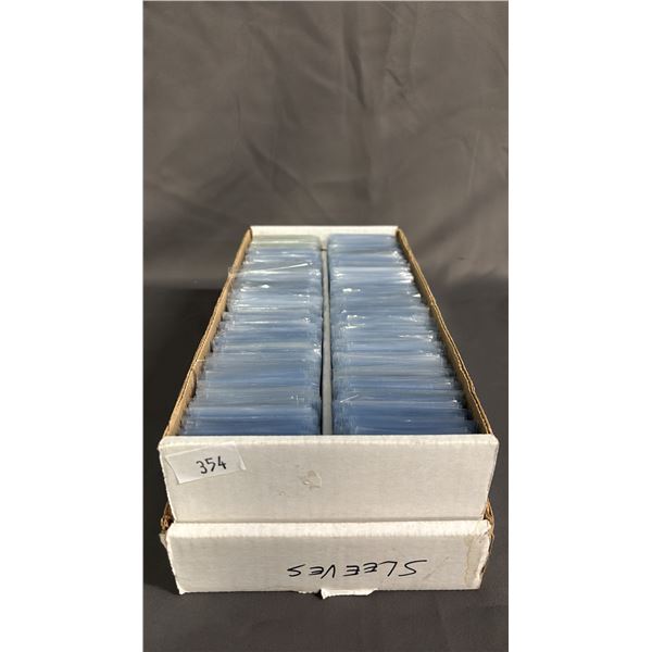 2 BOXES OF COLLECTOR CARD PROTECTIVE SLEEVES