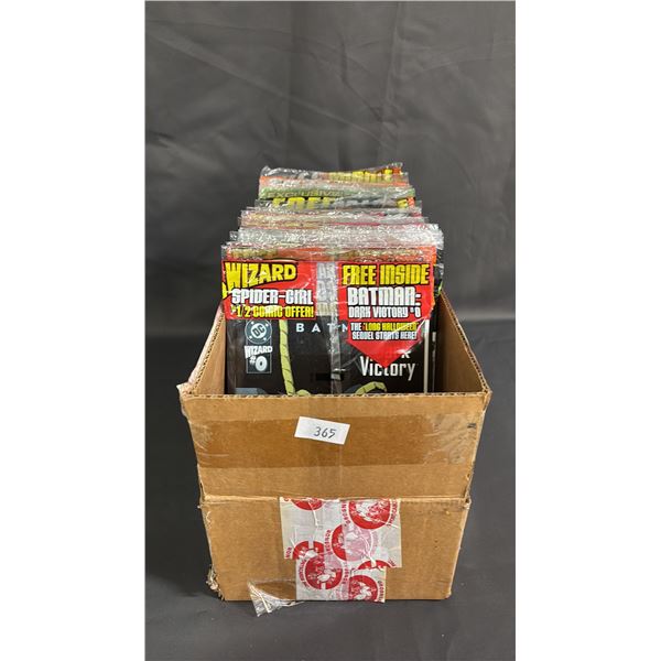 BOX OF ASSORTED COMIC BOOKS