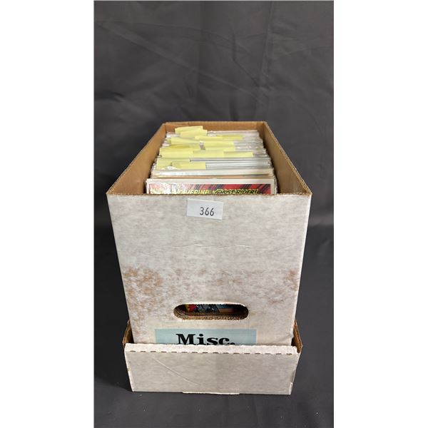 BOX OF ASSORTED COMIC BOOKS