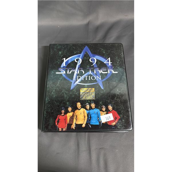 BINDER OF ASSORTED STAR TREK COLLECTOR CARDS