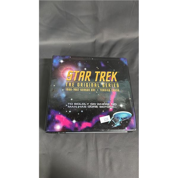 BINDER OF ASSORTED STAR TREK COLLECTOR CARDS
