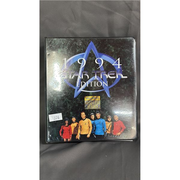 BINDER OF ASSORTED STAR TREK COLLECTOR CARDS