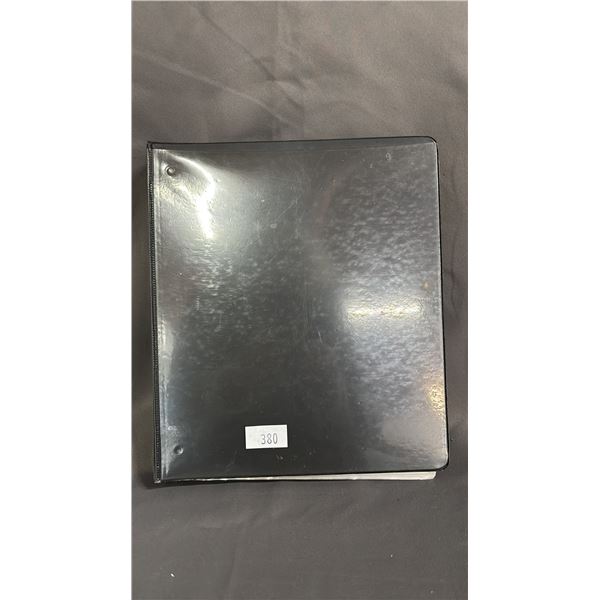 BINDER OF ASSORTED BROKUM ROCK COLLECTOR CARDS