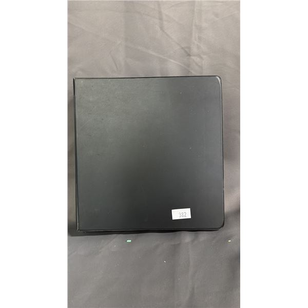 BINDER OF ASSORTED 8" X 10" ART PRINTS & PHOTO CARDS: DR. WHO, RED DWARF, STAR TREK & MORE