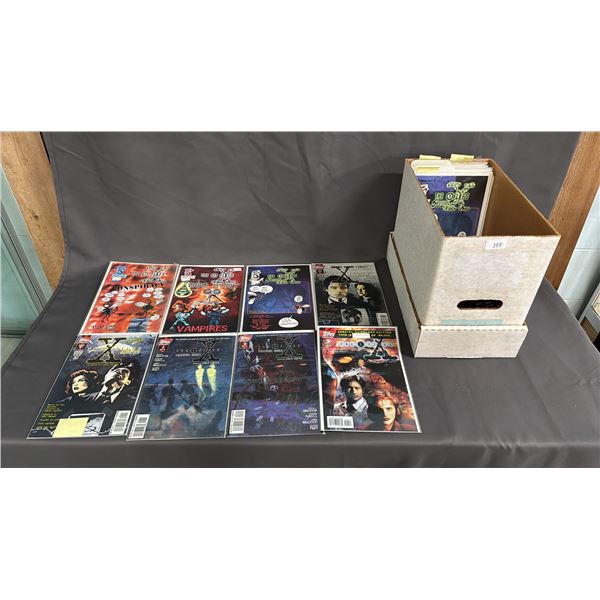 BOX OF ASSORTED T&S X-FILES COMIC BOOKS