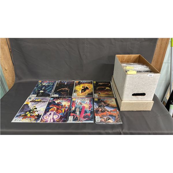 BOX OF ASSORTED MAGIC THE GATHERING COMIC BOOKS