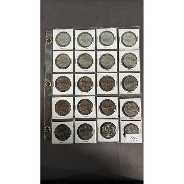 SLEEVE OF (20) 1982 CANADIAN CONFEDERATION CONSTITUTION DOLLARS