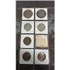 Image 3 : SLEEVE OF (8) UNITED STATES, NEW ZEALAND & CANADA SILVER HALF-DOLLARS
