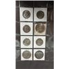 Image 4 : SLEEVE OF (8) UNITED STATES, NEW ZEALAND & CANADA SILVER HALF-DOLLARS