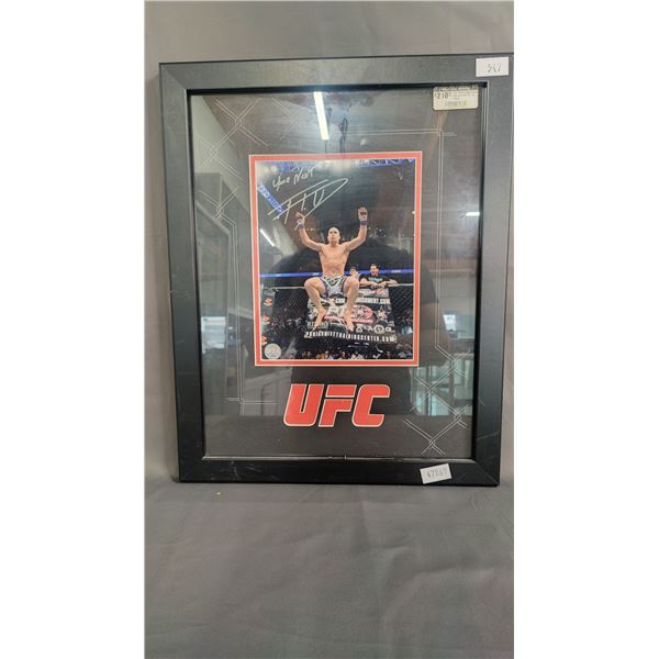 FRAMED WEST COAST AUTHENTIC TITO ORTIZ SIGNED PHOTOGRAPH #14566 16" X 20"