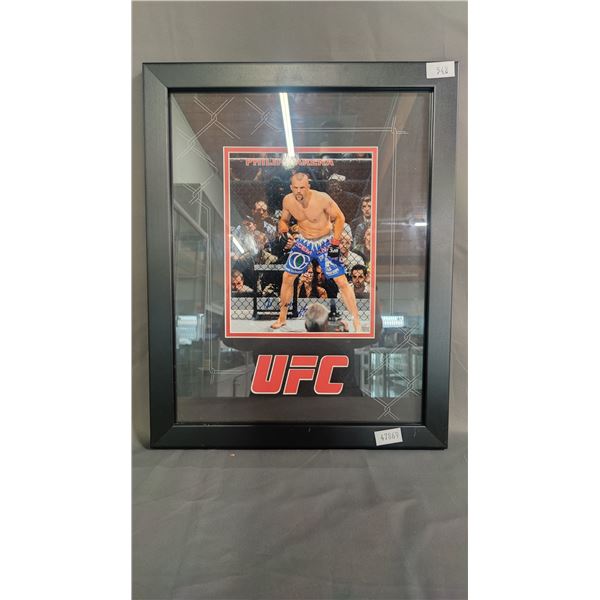 FRAMED WEST COAST AUTHENTIC CHUCK LIDELL SIGNED PHOTOGRAPH #24151 16" X 20"