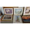 Image 2 : FRAMED ORIGINAL WATERCOLORS: LANDSCAPES, CITY SCENES, WATER VIEWS, LARGELY BY ELIZABETH SLACK