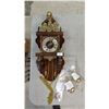 Image 1 : LARGER FRIESIAN WALL CLOCK W/ BRASS WEIGHTS - MARKED NU ELCK SYN SIN