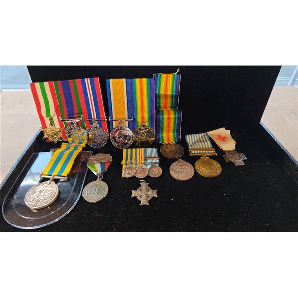 MILITARY SERVICE MEDALS: WW1, WWII & KOREA