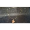 Image 1 : 10K CHAIN (17") W/ 14K PENDANT (3.6G)