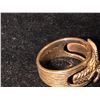 Image 4 : 10K LADIES' RING S/W RED STONES (6.7G)