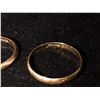 Image 2 : TWO 10K LADIES' WEDDING RINGS (4.3G)