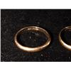 Image 3 : TWO 10K LADIES' WEDDING RINGS (4.3G)