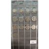 Image 3 : SLEEVE OF (13) UNITED STATES QUARTERS & DIMES (SOME SILVER, 3 MERCURY DIMES)