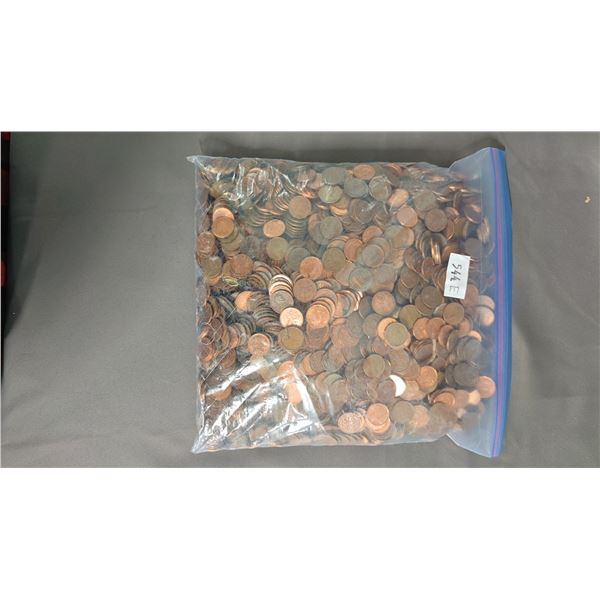 BAG OF CANADIAN PENNIES