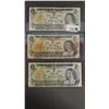 Image 2 : (5) VINTAGE CANADIAN $1 BILLS