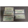 Image 4 : (5) VINTAGE CANADIAN $1 BILLS