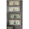 Image 3 : (8) VINTAGE AMERICAN $1 BILLS & (1) $2 BILL