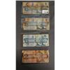 Image 1 : (3) VINTAGE CANADIAN $5 BILLS & (1) $2 BILL