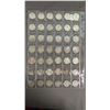 Image 2 : SLEEVE OF (42) VINTAGE SILVER CANADIAN QUARTERS