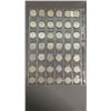 Image 2 : SLEEVE OF (42) VINTAGE SILVER CANADIAN QUARTERS