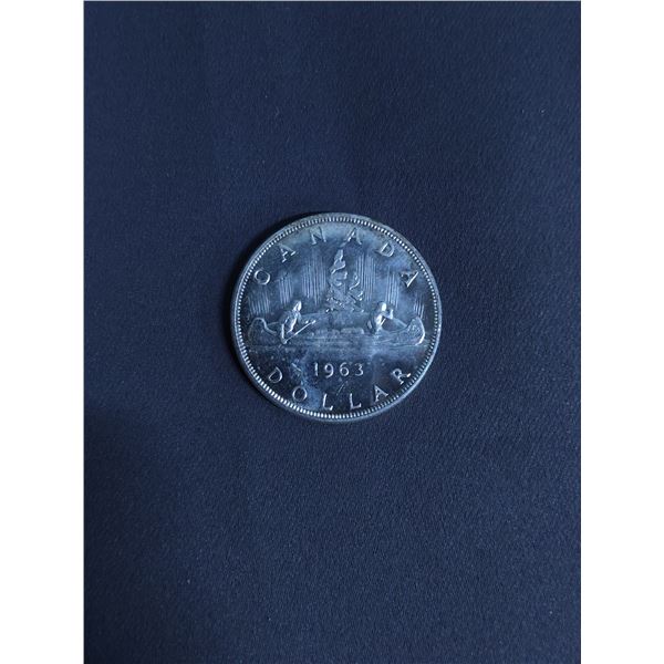 1963 CANADIAN SILVER DOLLAR