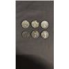 Image 2 : (6) ASSORTED CANADIAN 50 CENT PIECES (5 SILVER)
