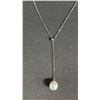 Image 2 : *NEW* .925 SILVER FRESHWATER PEARL PENDANT NECKLACE