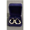 Image 2 : *NEW* FRESHWATER PEARL HOOP EARRINGS