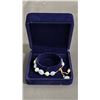 Image 2 : *NEW* FRESHWATER PEARL & GEMSTONE SLIDE CLOSURE BRACELET