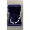 Image 2 : *NEW* FRESHWATER PEARL & GEMSTONE SLIDE CLOSURE BRACELET