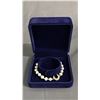 Image 2 : *NEW* FRESHWATER PEARL BRACELET WITH CRYSTAL CRESCENT MOON BEAD