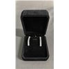Image 2 : *NEW* PLATINUM PLATED PRINCESS CUT SIMULATED DIAMOND (CZ) TASSEL EARRINGS: 4 CTW EACH