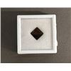 Image 2 : 4.2CT PRINCESS CUT NATURAL SMOKEY QUARTZ: 10 X 10 MM