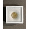 Image 2 : 9.4CT OVAL CABOCHON CUT NATURAL GOLDEN RUTILE QUARTZ: 12.6 X 15.2MM