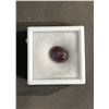 Image 2 : 13.9 CT OVAL CABOCHON CUT NATURAL STAR RUBY: 11,3 X 12,9MM