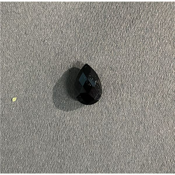 2.9 CT PEAR CUT NATURAL ONYX: 8 X 12.2 MM