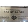Image 2 : HARLEY DAVIDSON CORNERSTONE COLLECTION "THE 1903 SINGLE" 21.5" X 17.25" FRAMED PRINT