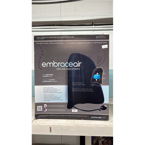 EMBRACE AIR DELUXE BACKREST WITH ADJUSTABLE COMFORT LEVEL