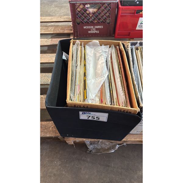 BOX OF ASSORTED VINYL RECORDS