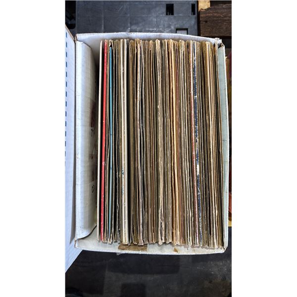 BOX OF ASSORTED VINYL RECORDS