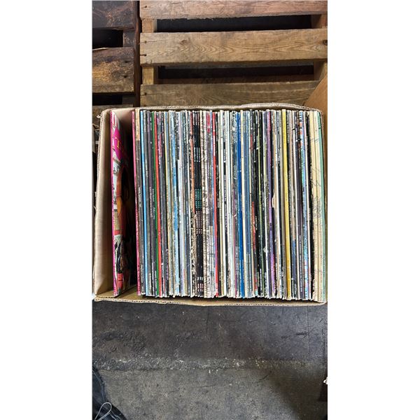 BOX OF ASSORTED VINYL RECORDS